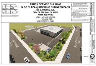 Fresno, CA Commercial Land - 429 Hughes ave