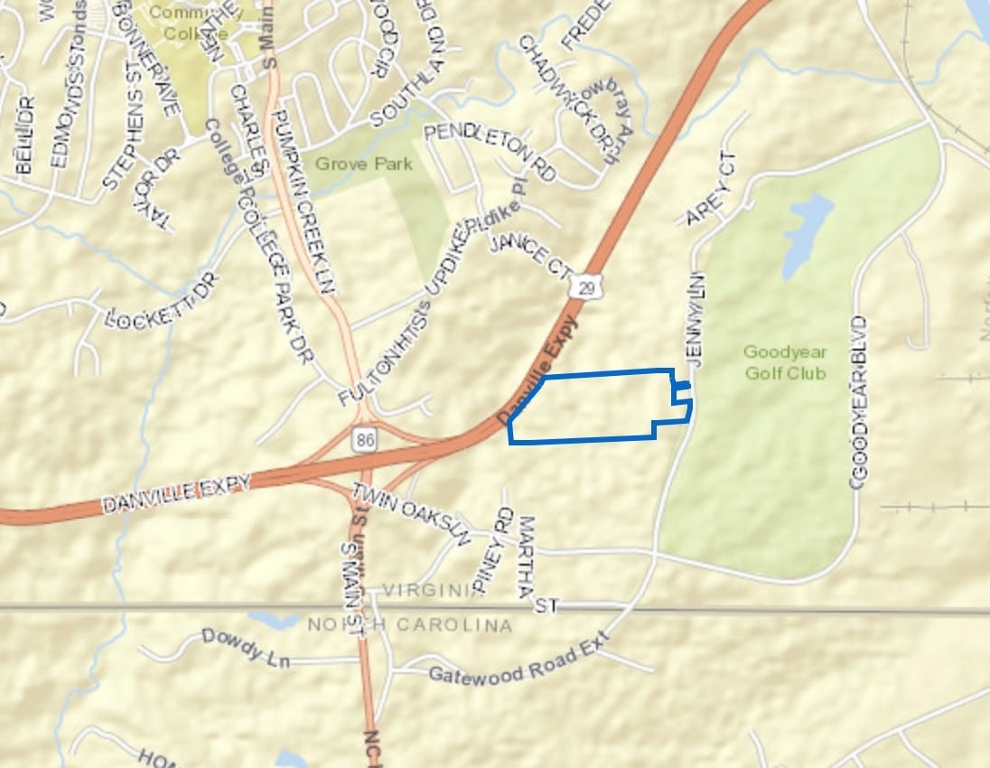 Jenny Lane 46 Acre Tract, Danville, VA for Sale
