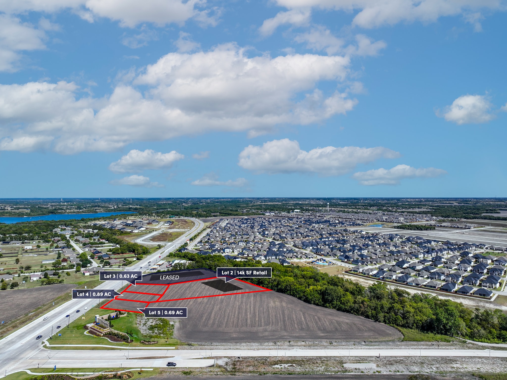 NEC Elevon Parkway & SH-78, Lavon, TX for Sale