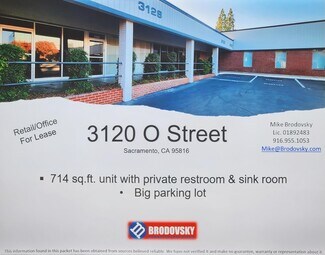 Sacramento, CA Office/Retail - 3100-3128 O St