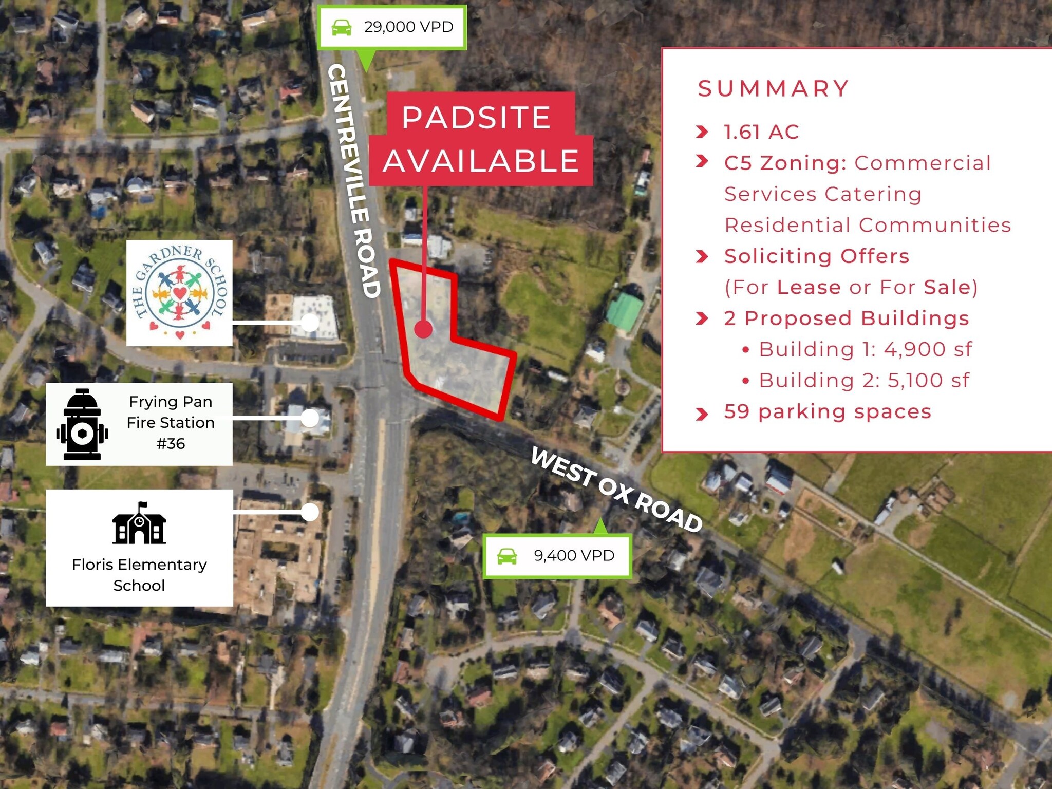 2625 Centreville Rd, Herndon, VA for Sale