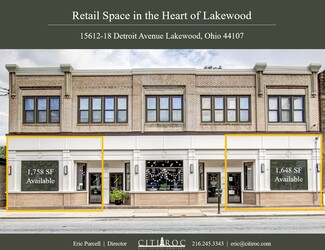Lakewood, OH Office/Retail, Retail - 15612-15618 Detroit Ave