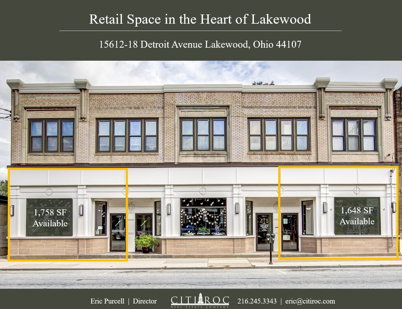 15612-15618 Detroit Ave, Lakewood, OH for Rent