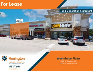 Houston, TX Retail - 3700-3778 S Gessner Dr Houston, TX Retail - 3700-3778 S Gessner Dr