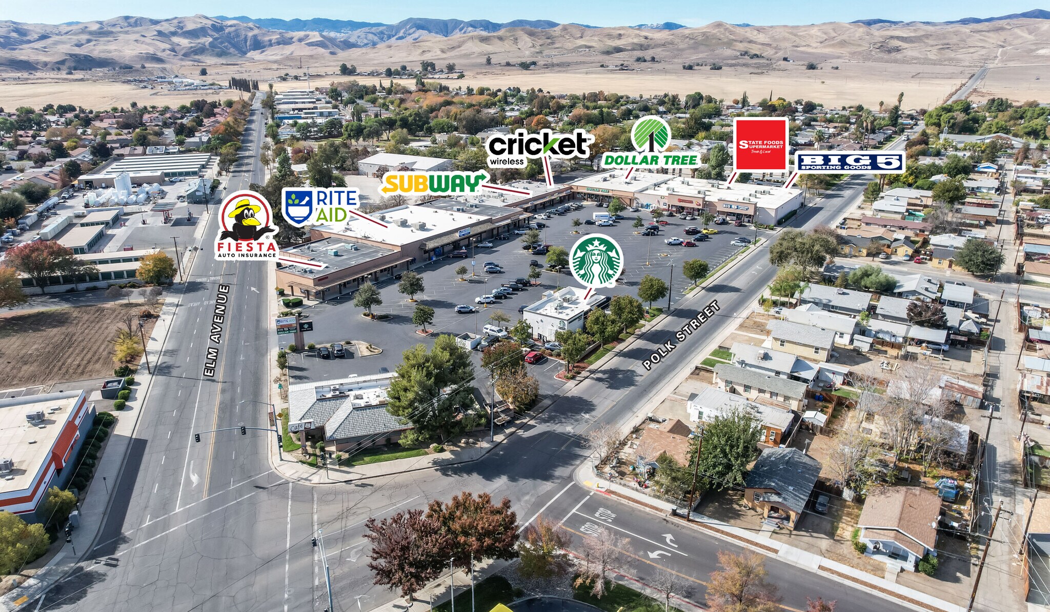 101-203 W Polk St, Coalinga, CA for Rent