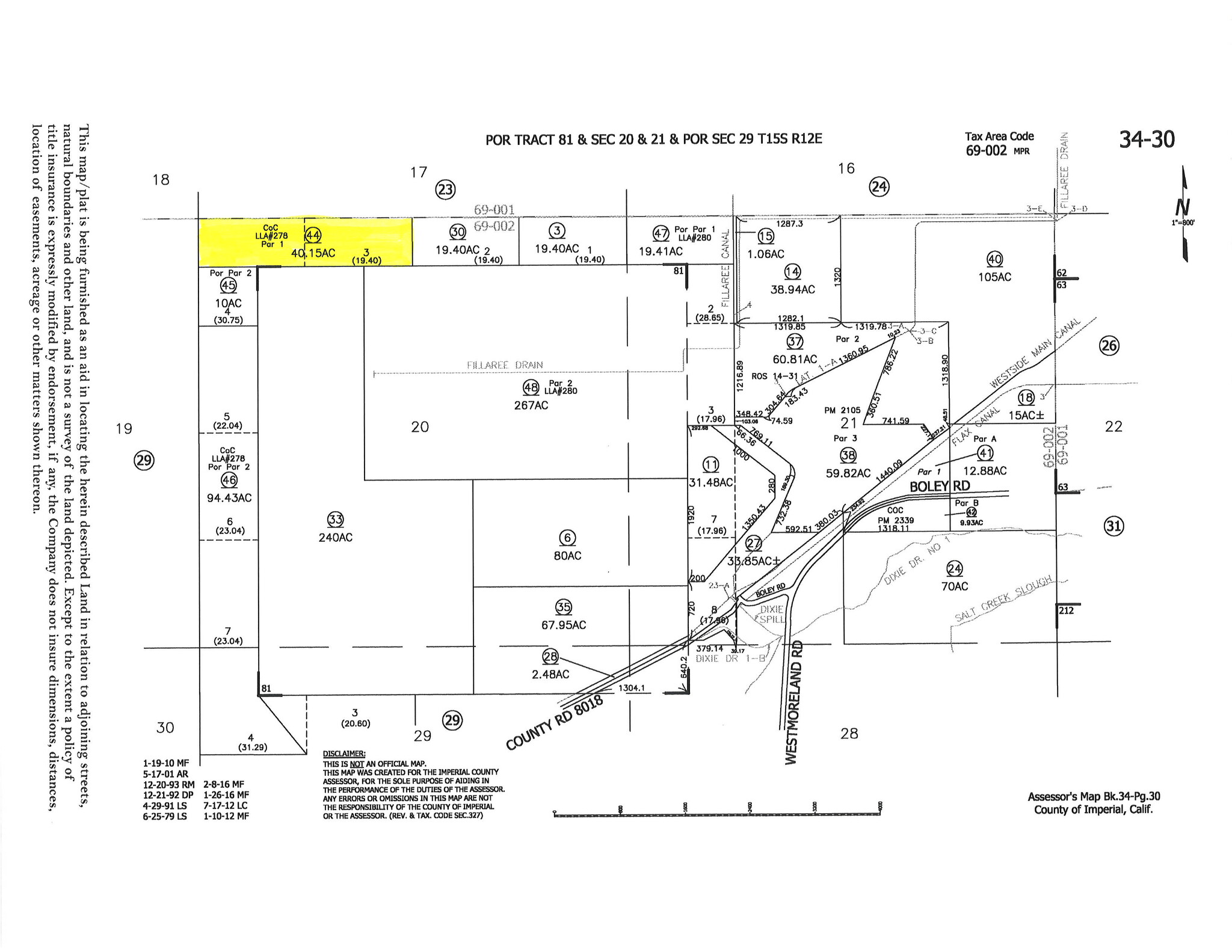 Payne Rd., Seeley, CA for Sale