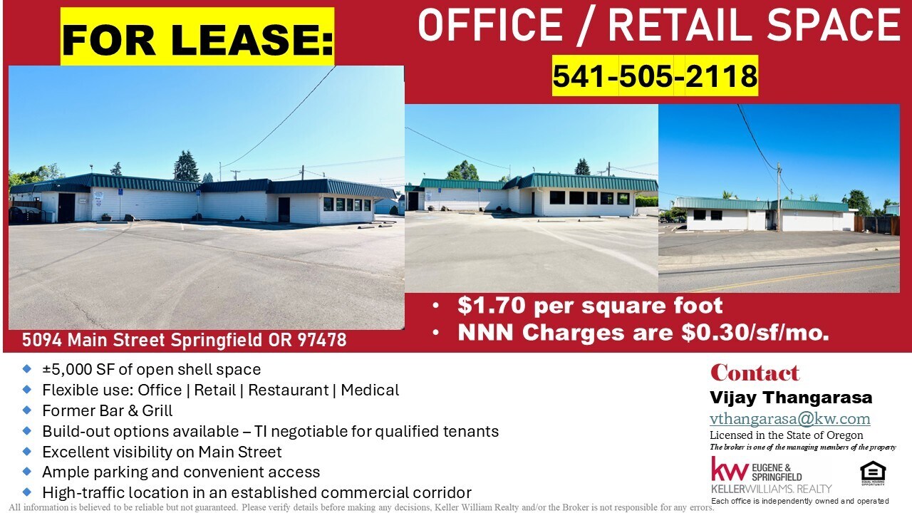 5094 Main St, Springfield, OR for Rent