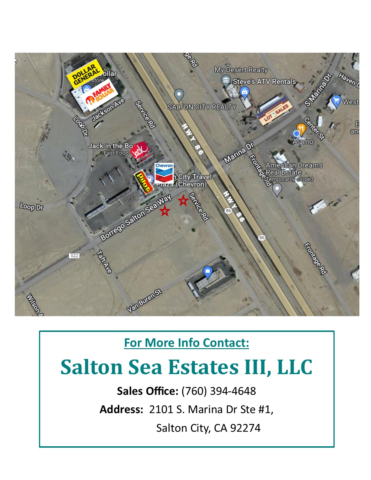 1221 MARINA DR Thermal, CA 92274 Land Property for Sale on