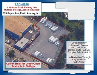 Perth Amboy, NJ Commercial Land - 622 Sayre Ave Perth Amboy, NJ Commercial Land - 622 Sayre Ave