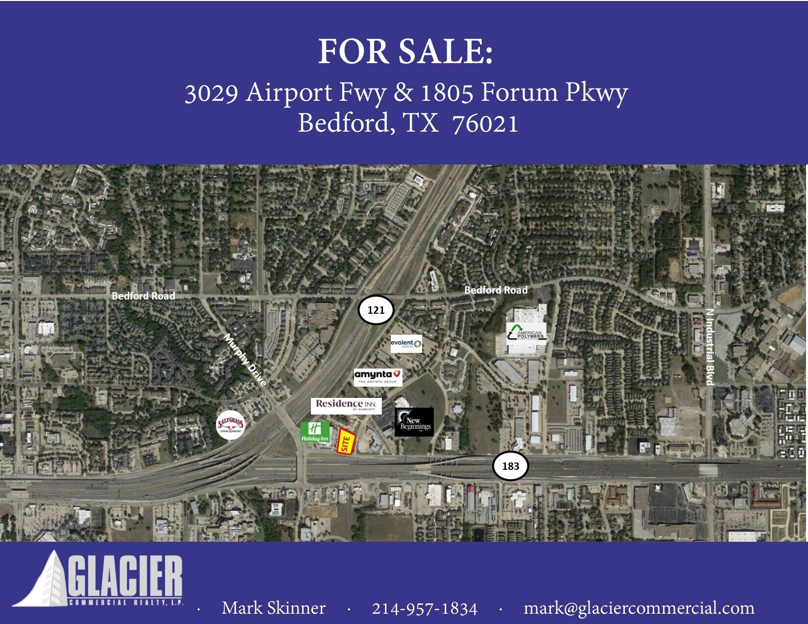 3029 Airport Fwy Bedford, TX 76021 Land Property for Sale on