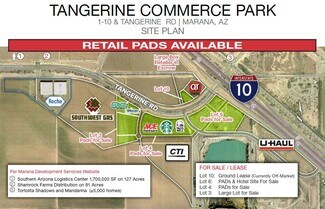 Marana, AZ Commercial Land - Tangerine & I-10