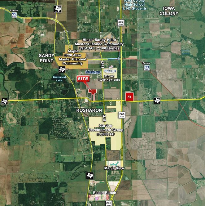 FM 1462 & Sh-288, Rosharon, TX for Sale