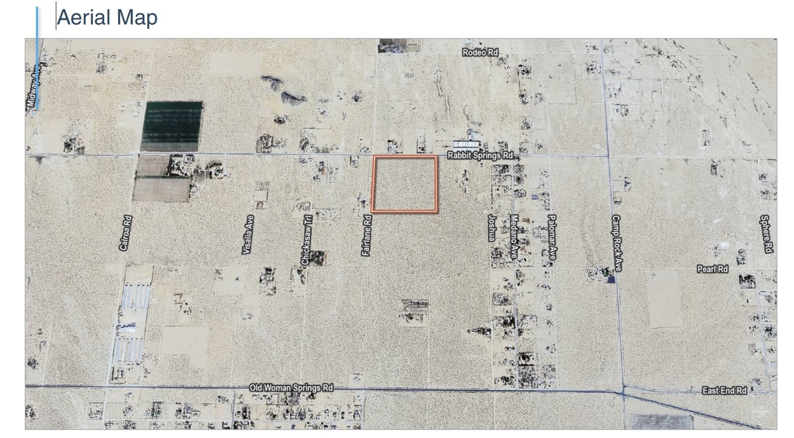 SEC of Rabbit Springs & Fairlane Rd, Lucerne Valley, CA for Sale
