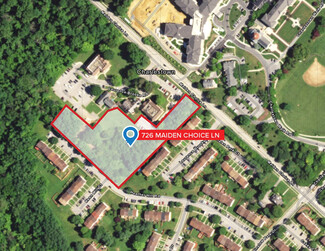 Catonsville, MD Commercial Land - 726 Maiden Choice Ln
