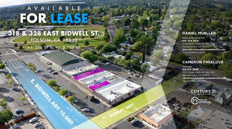 318-328 E Bidwell St, Folsom, CA for Rent