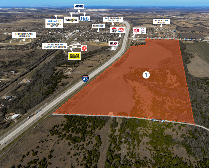 Interstate 45, Ferris, TX for Sale