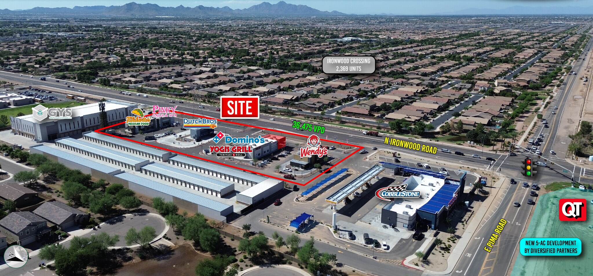 SEC N Ironwood Rd & E Pima Rd, Queen Creek, AZ for Rent