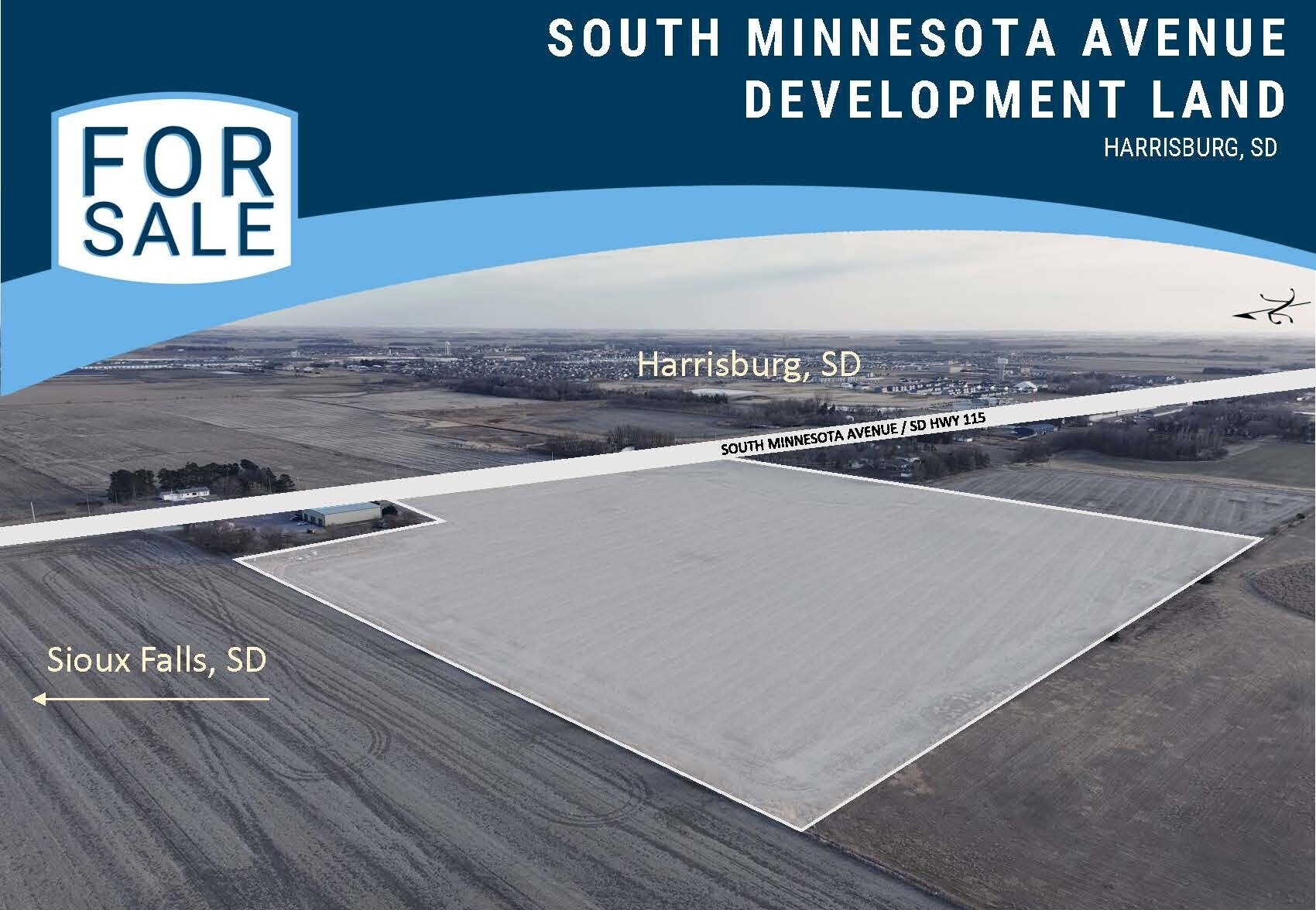 SD HWY 115 hwy, Harrisburg, SD for Sale