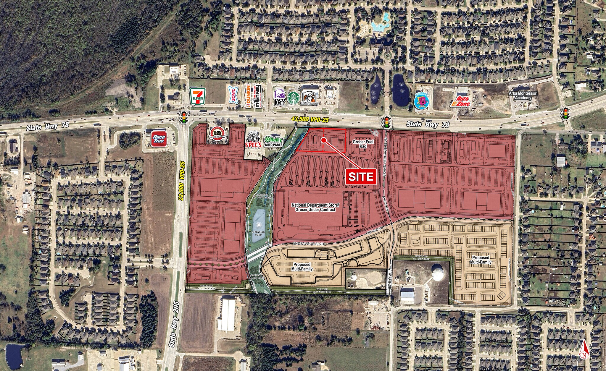 SEQ SH 205 & SH 78, Lavon, TX for Rent