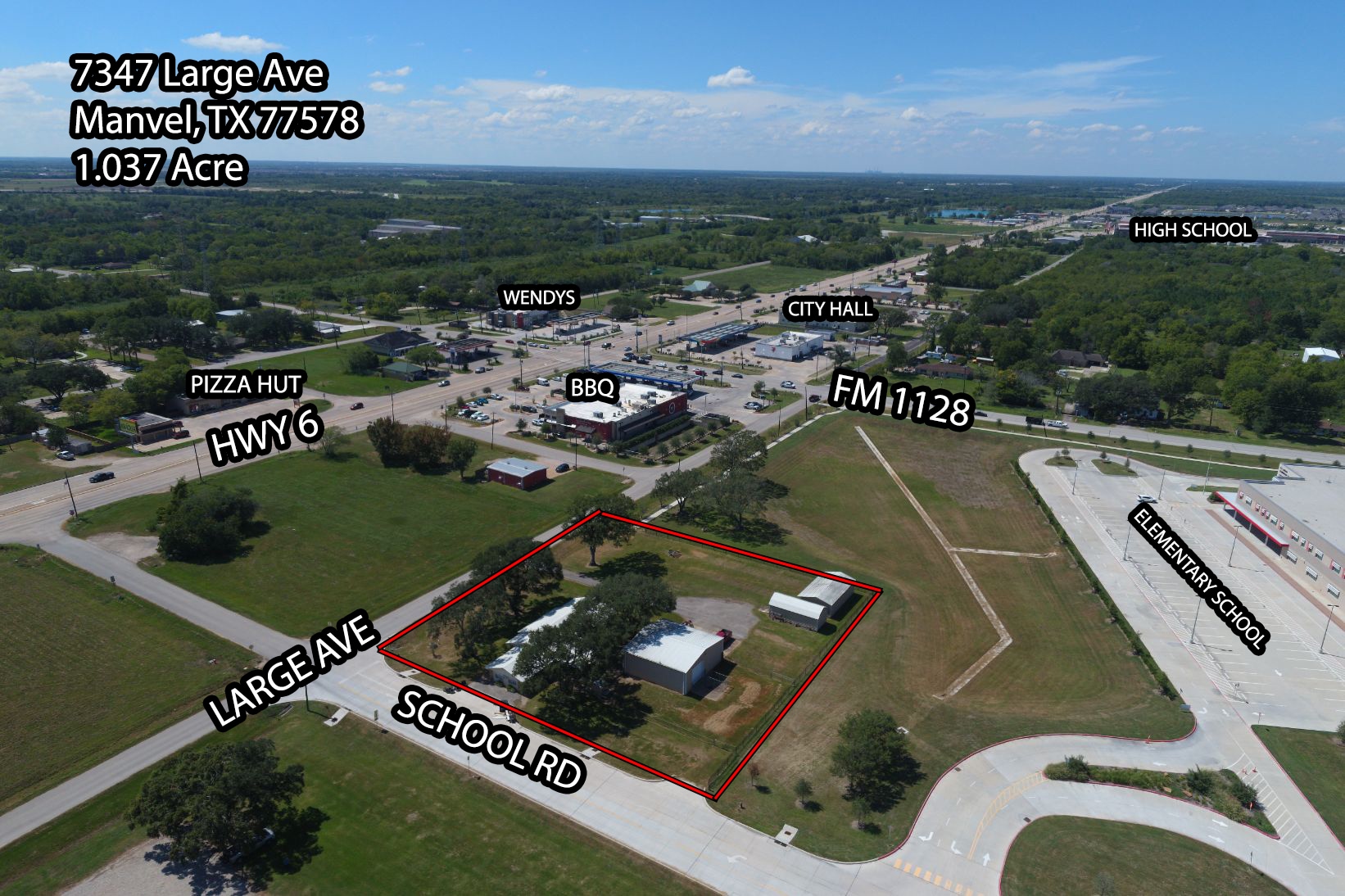 7347 Large Ave, Manvel, TX for Sale