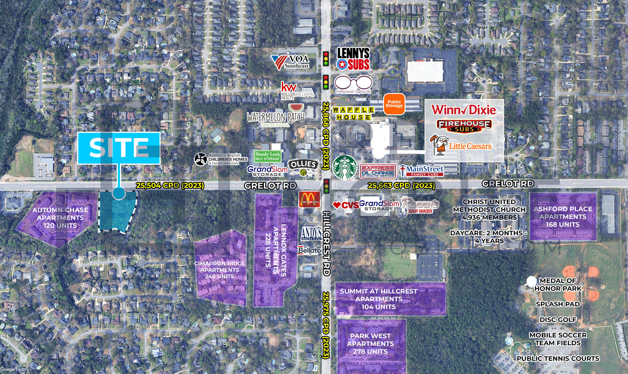Grelot Road @ Crystal Drive, Mobile, AL for Sale