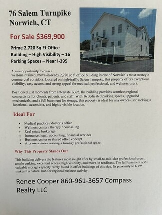 Norwich, CT Office - 76 Salem Tpke