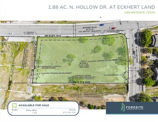San Antonio, TX Commercial Land - TBD Hollow Dr San Antonio, TX Commercial Land - TBD Hollow Dr