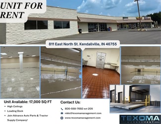 Kendallville, IN Retail - 835 E North St Kendallville, IN Retail - 835 E North St
