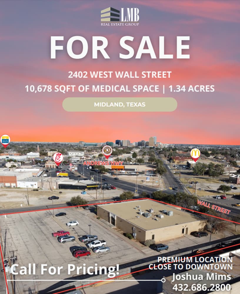 2402 W Wall St, Midland, TX for Sale