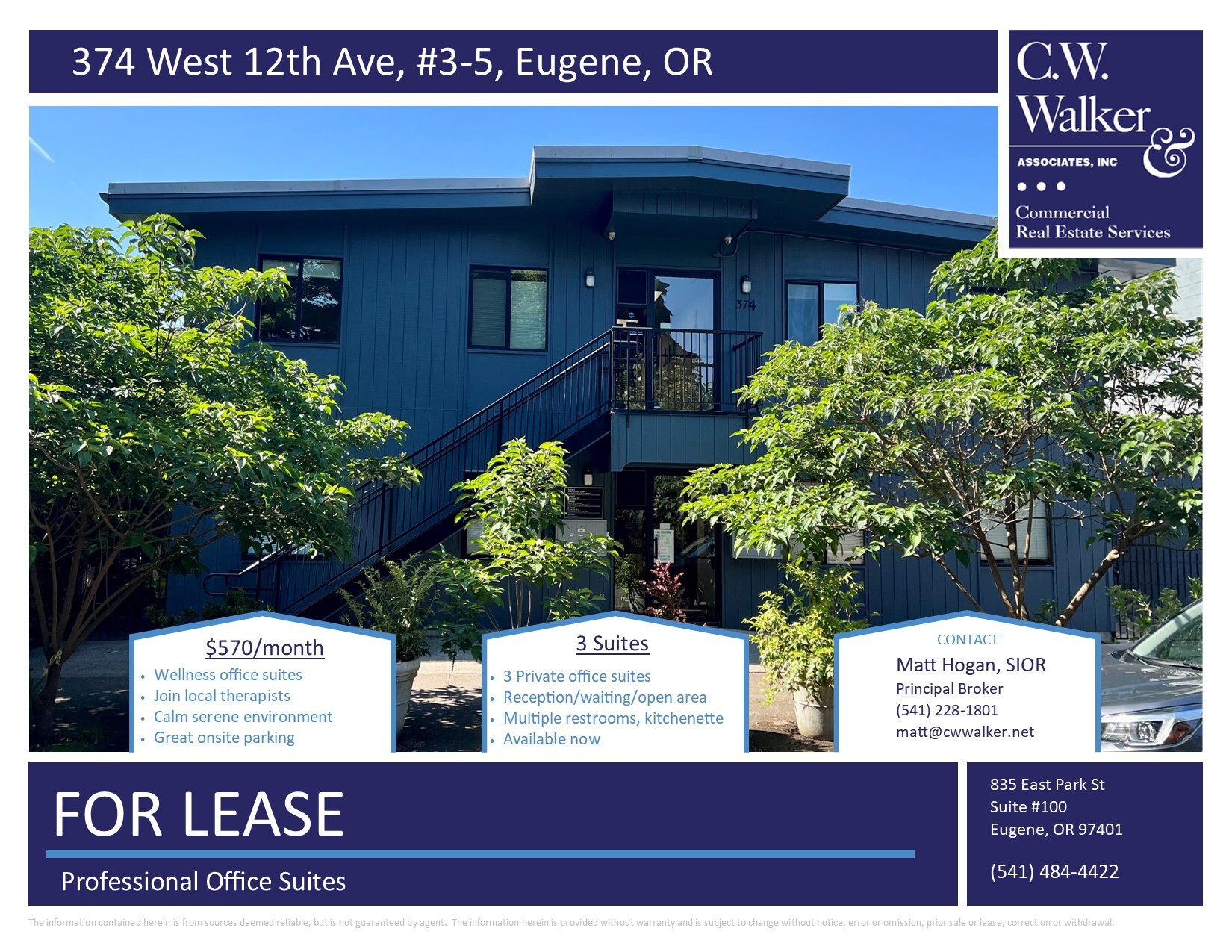 372-374 W 12th Ave, Eugene, OR for Rent