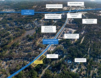 Durham, NC Commercial Land - 5444 Fayetteville Rd