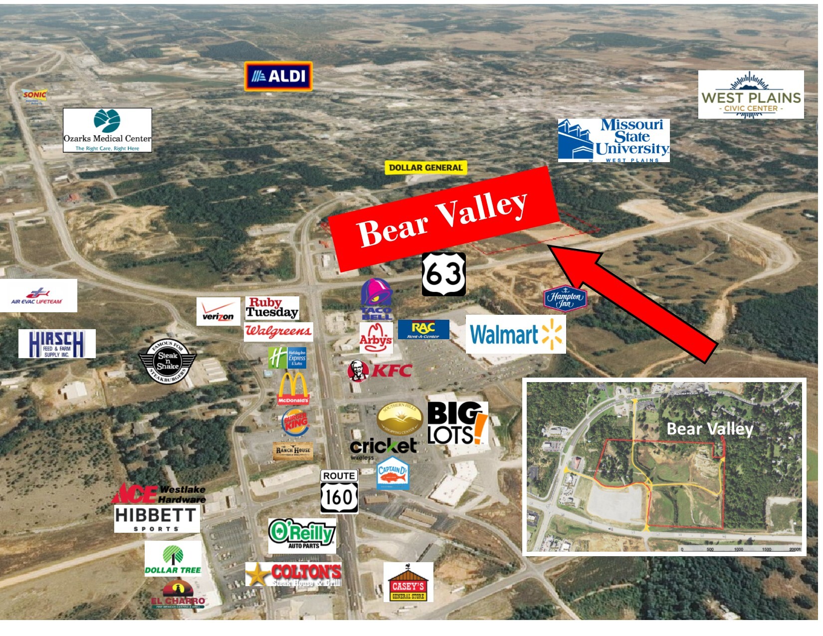 Highway 63 & Highway, West Plains, MO for Sale