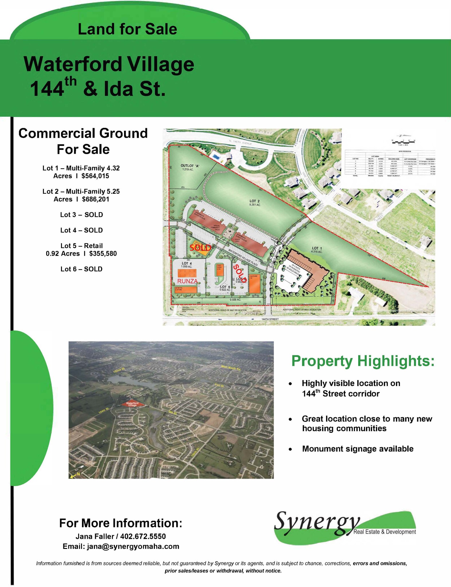 144th & Ida St @ Ida Street, Omaha, NE for Sale