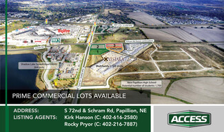 Papillion, NE Commercial Land - 72nd St @ Schram