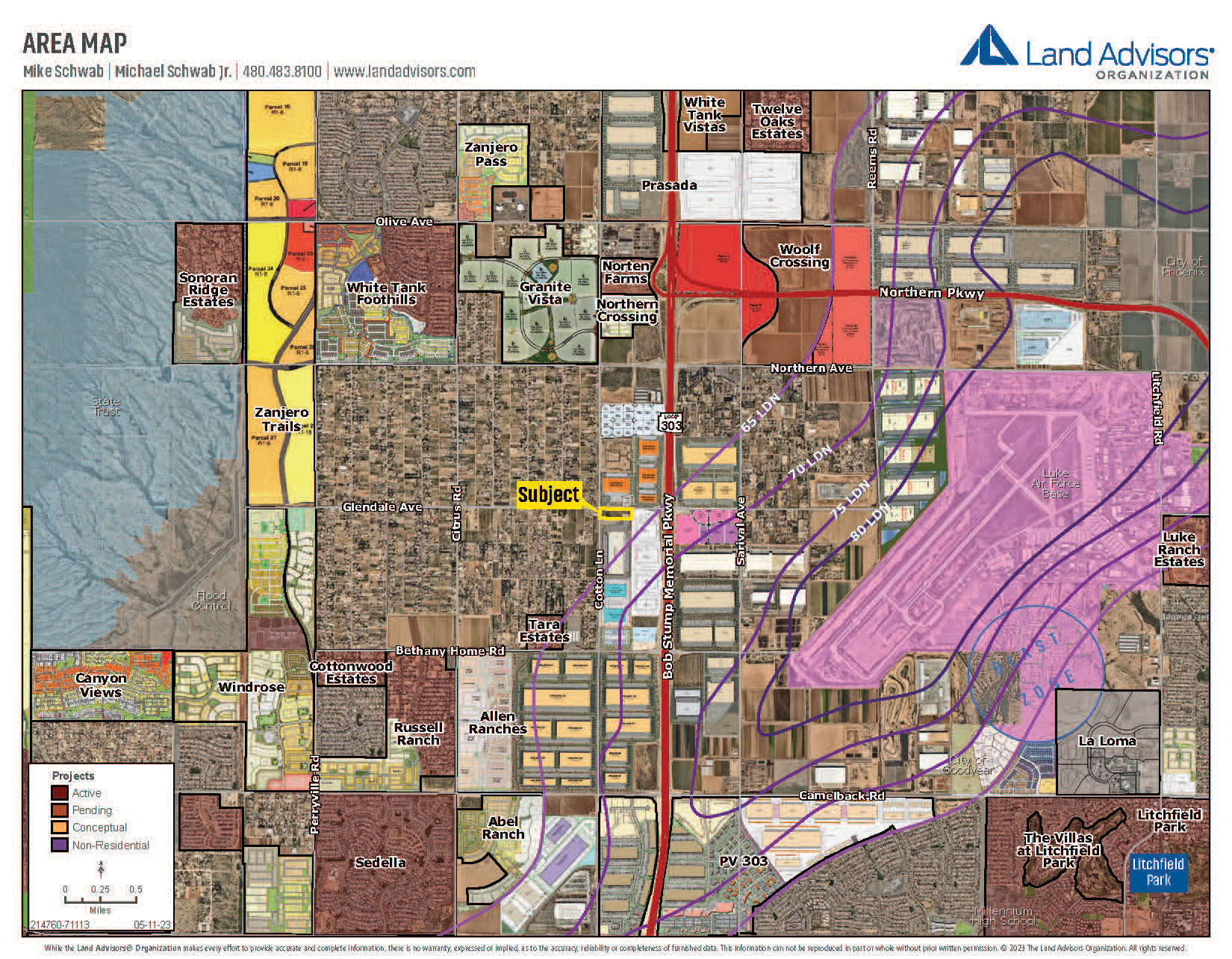 SEC Cotton Ln & Glendale ave, Waddell, AZ for Sale