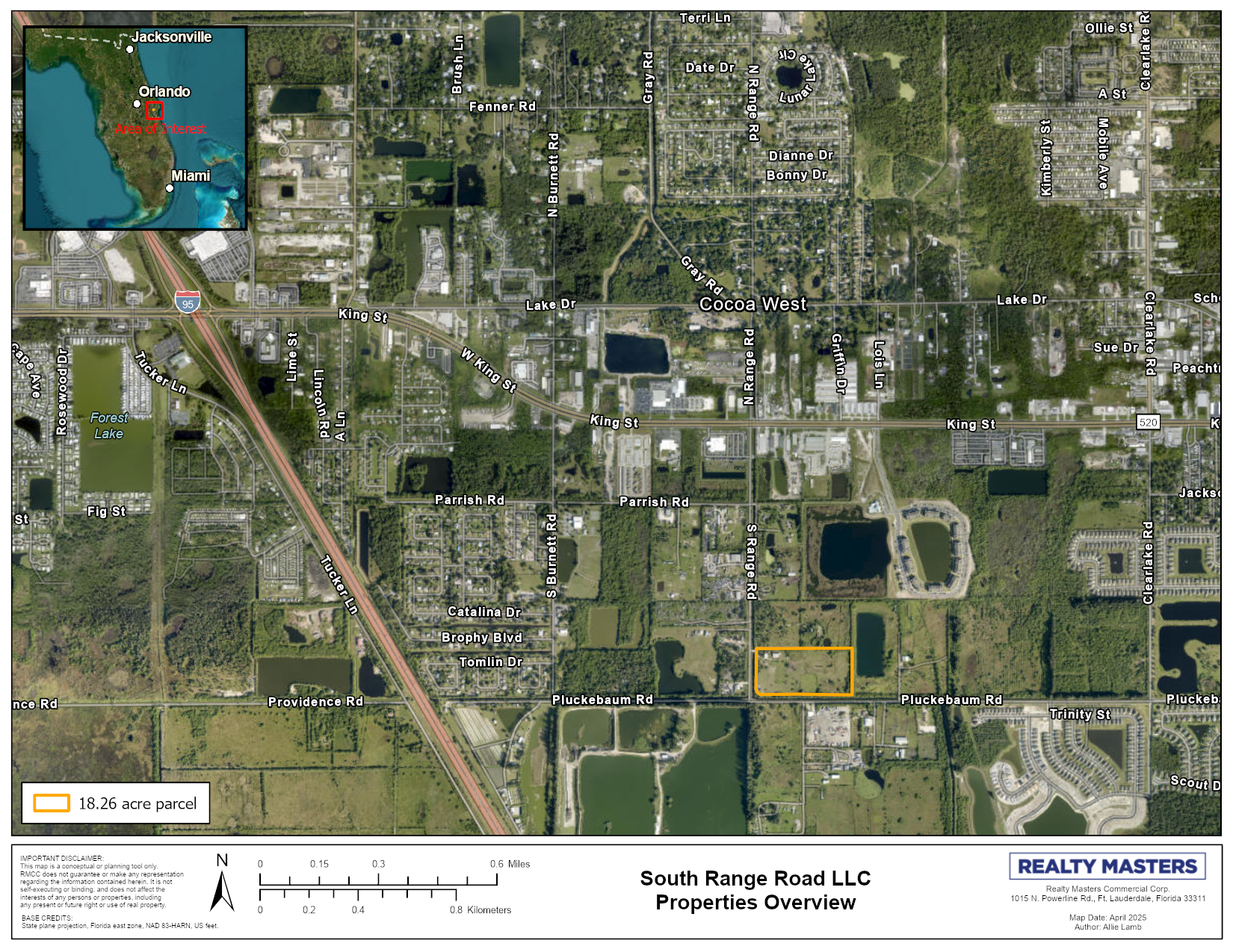 S Range Rd @ Pluckebaum Rd, Cocoa, FL for Sale