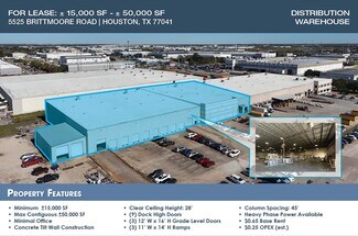 Houston, TX Industrial - 5525 Brittmoore Rd