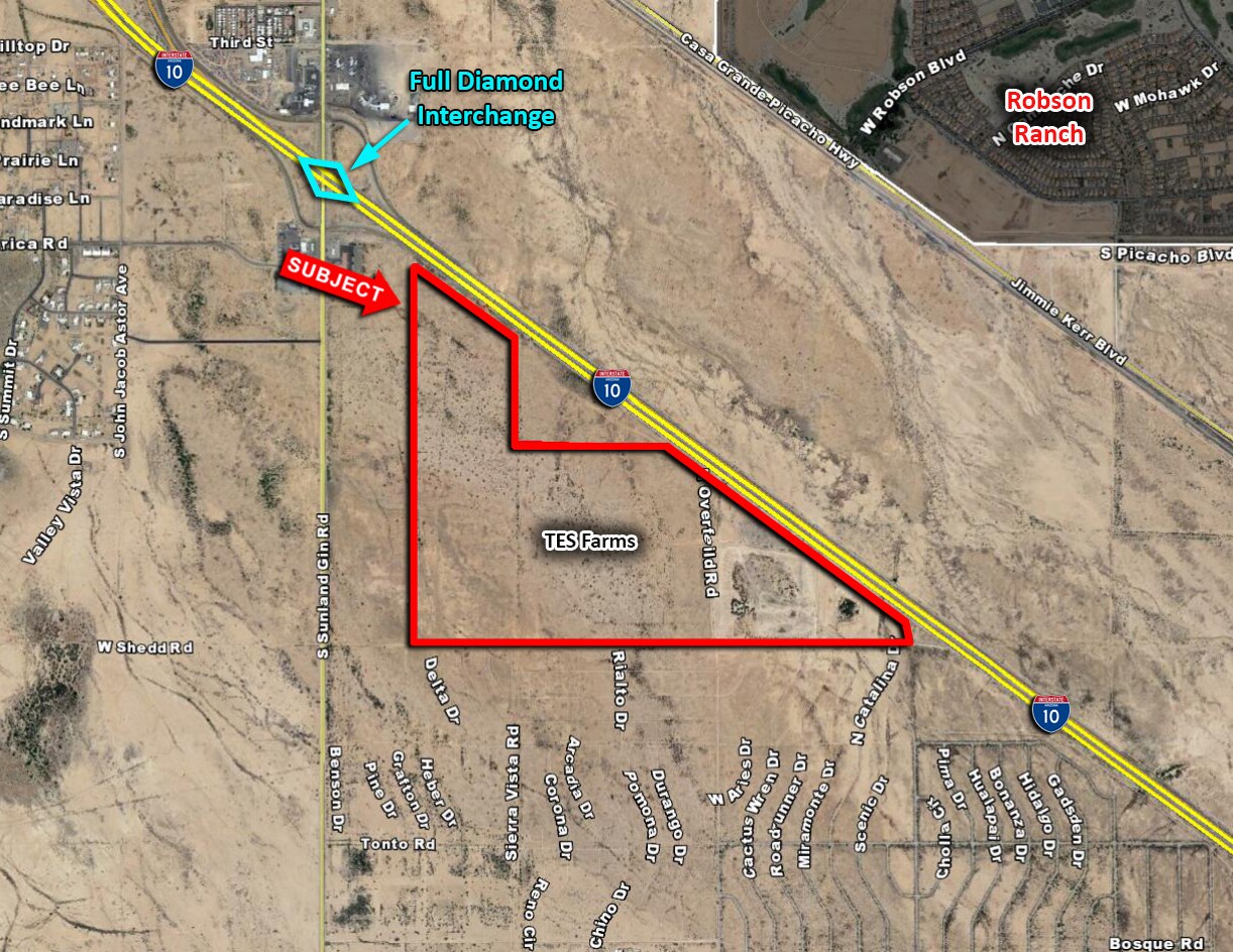 SE Of SEC Sunland Gin Rd & I-10 @ Sunland Gin Rd, Eloy, AZ for Sale