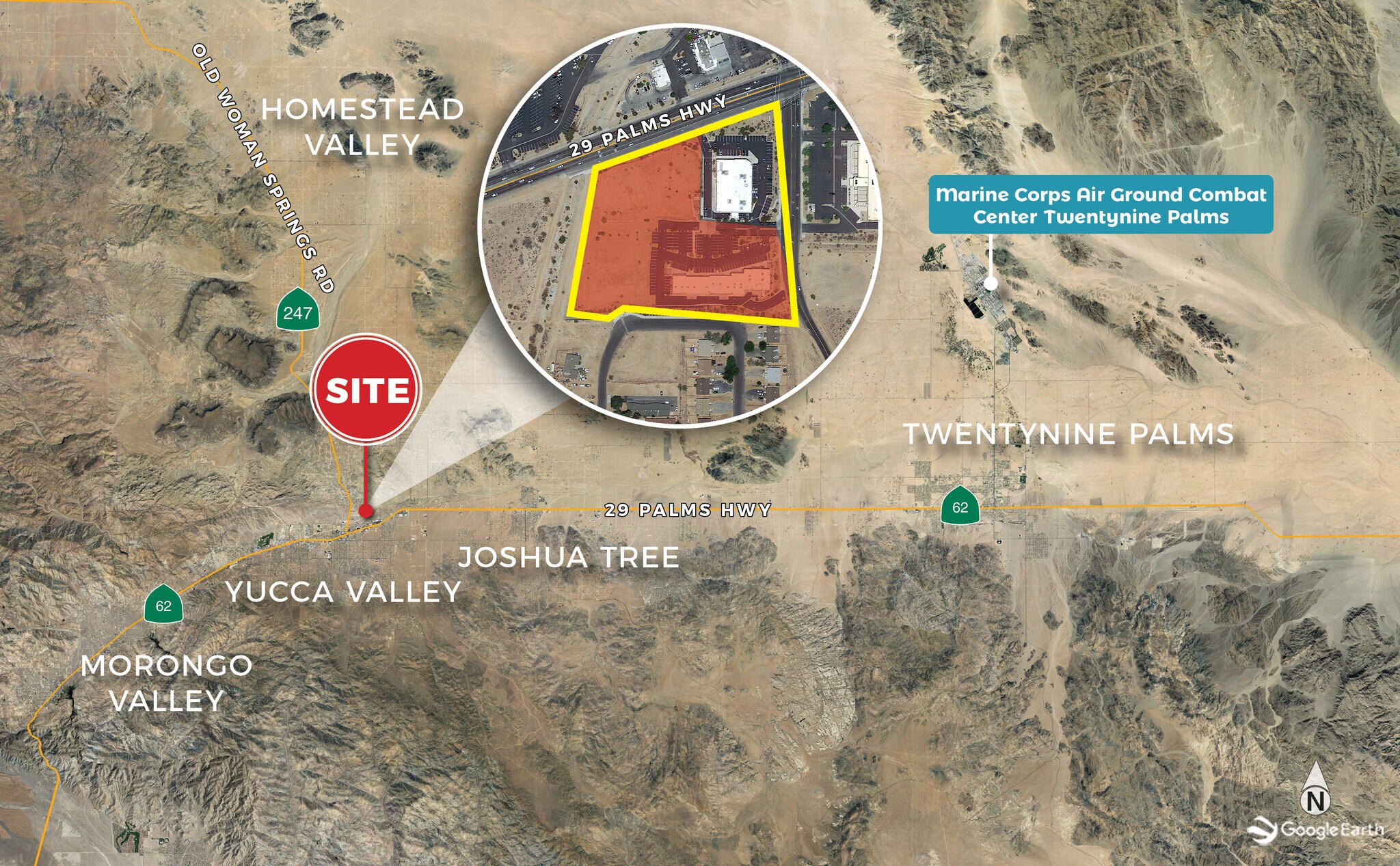 57677 29 Palms Highway, Yucca Valley, CA for Sale