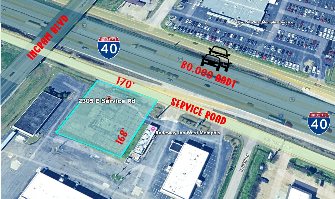 2305 E Service Rd, West Memphis, AR for Sale