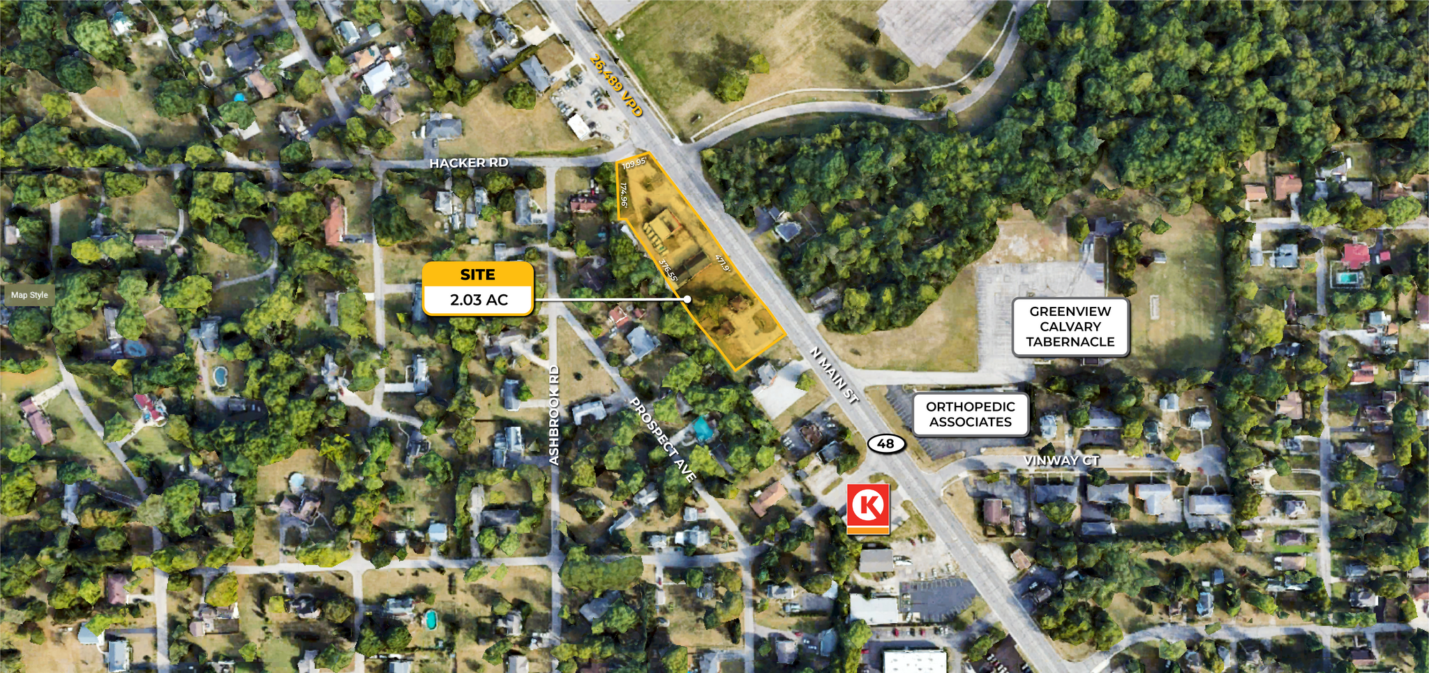 8049-8051 N Main St, Dayton, OH for Sale