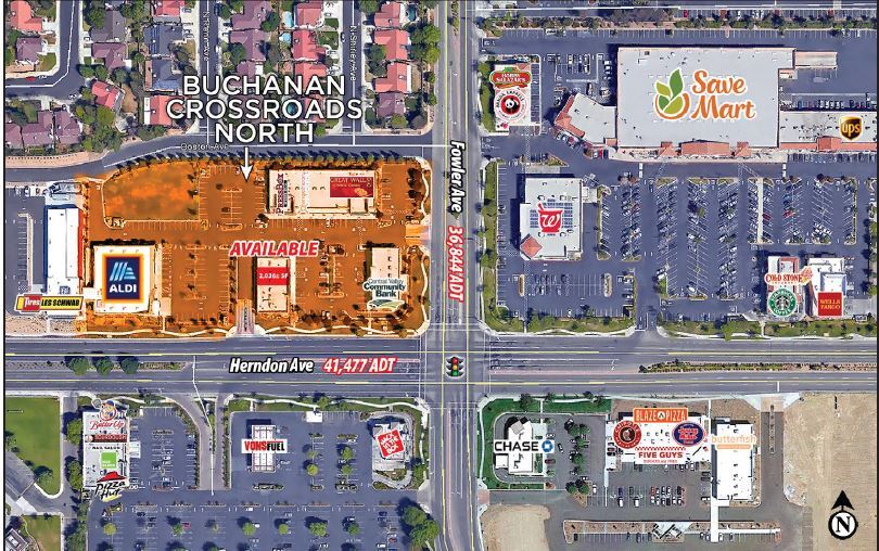 Fowler Ave @ Herndon Ave, Clovis, CA for Rent