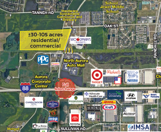 North Aurora, IL Commercial Land - SWC Orchard St