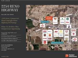 Fallon, NV Commercial Land - 2254 Reno Hwy