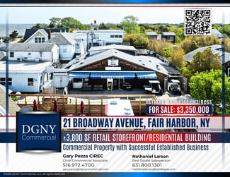 Fair Harbor, NY Storefront Retail/Residential - 21 Broadway ave Fair Harbor, NY Storefront Retail/Residential - 21 Broadway ave