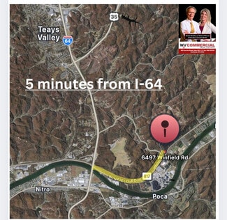 Winfield, WV Commercial Land - 6497 Winfield Rd