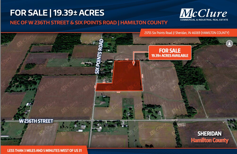 23755 Six Points Road, Sheridan, IN for Sale