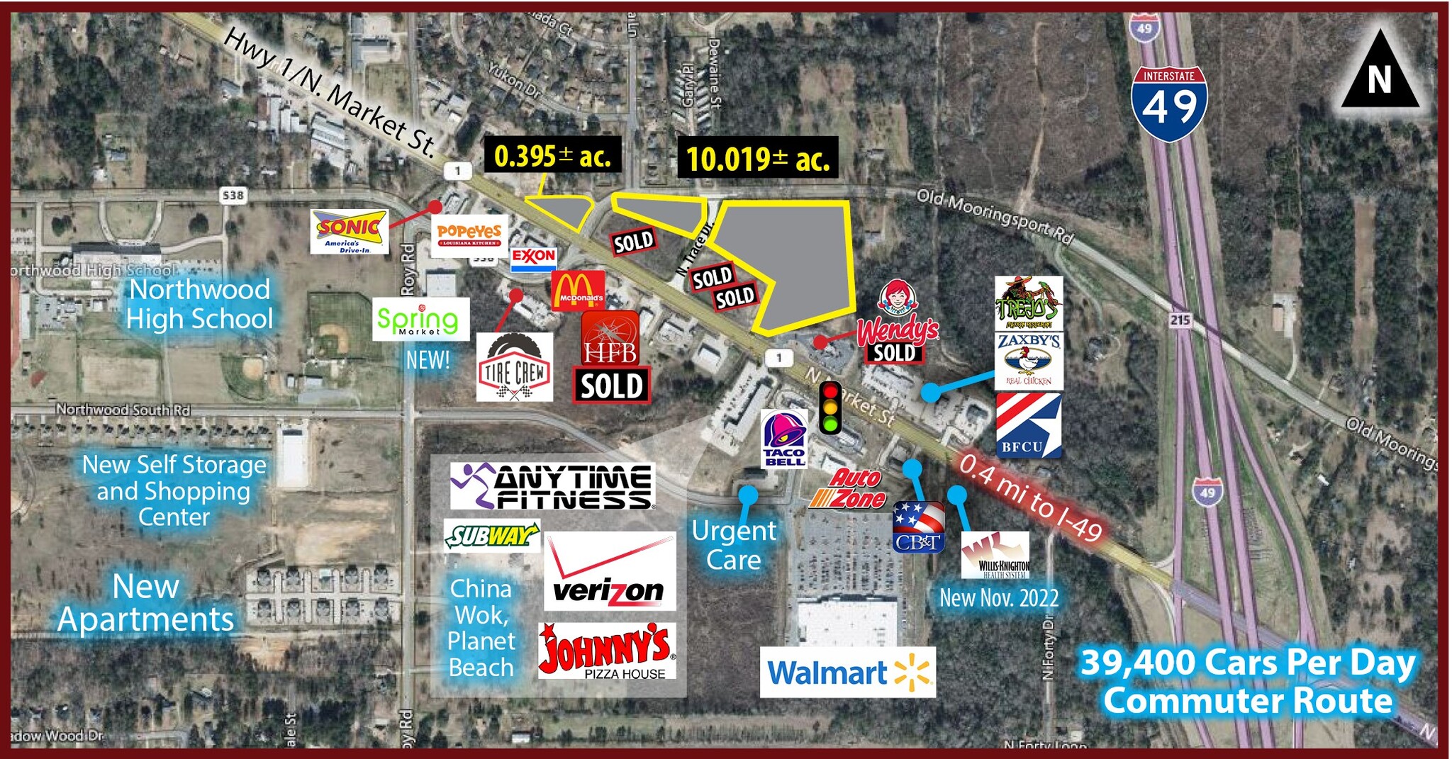 Hwy 1 @ Old Mooringsport, Shreveport, LA for Sale