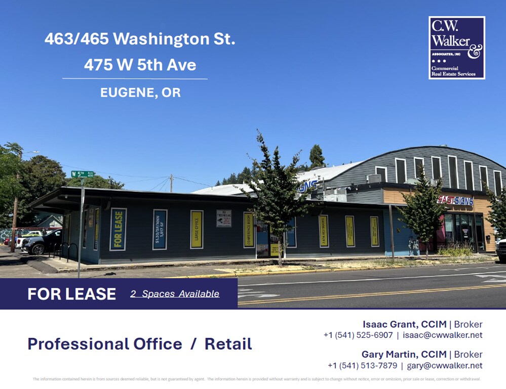 475 W 5th Ave, Eugene, OR for Rent
