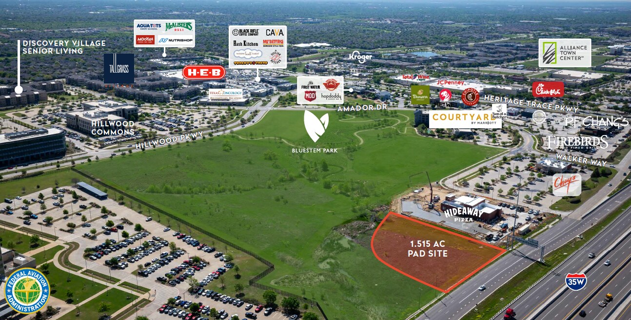 Alliance Town Center North I-35W Pad Site, Fort Worth, TX for Rent